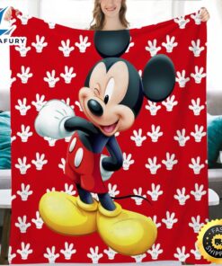 Mickey Mouse Blanket Warm For…
