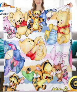 Mickey Mouse Characters Cartoon Blanket…