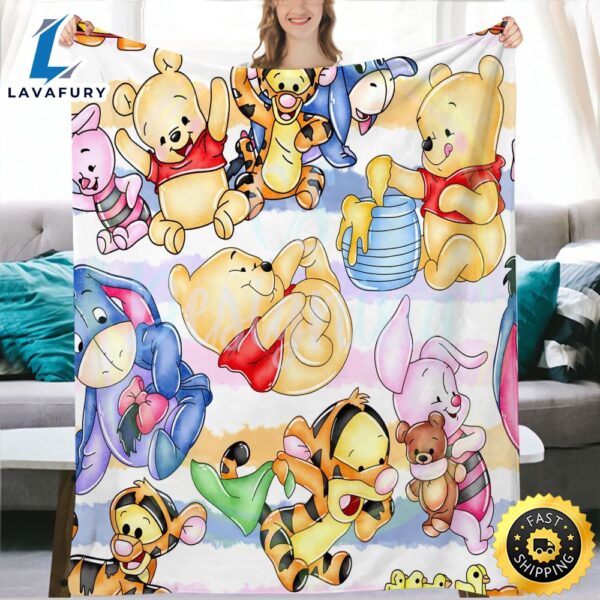 Mickey Mouse Characters Cartoon Blanket For Boys Girls