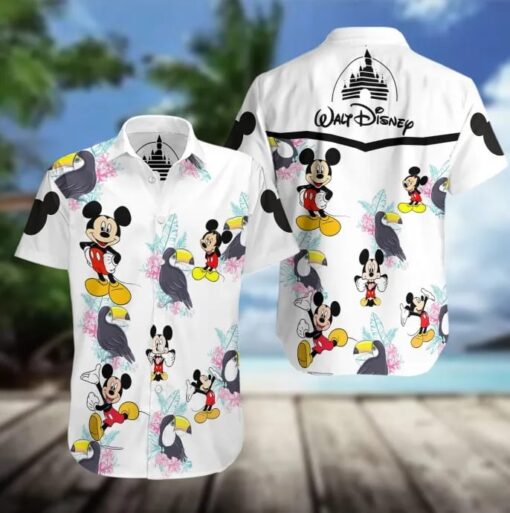 Mickey Mouse Disney Hawaiian Beach Shirt