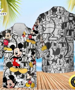 Mickey Mouse Disney Men’s Hawaiian…