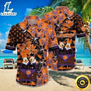 Mickey Mouse Disney NCAA Clemson Tigers Hawaiian Shirt Beach Lovers Gift