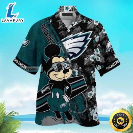 Mickey Mouse Disney NFL Philadelphia Eagles  NFL Hawaiian Shirt