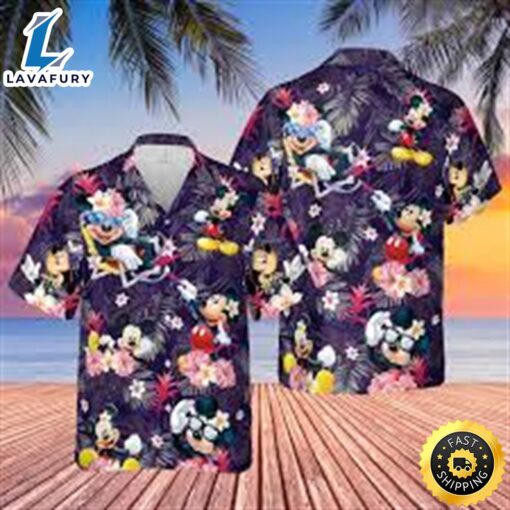 Mickey Mouse Disney Summer Vacation Full Printing Hawaiian Shirt