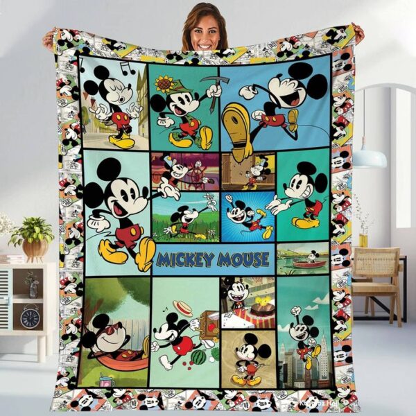 Mickey Mouse Fleece Blanket Mickey Mouse Throw Blanket For Couch Sofa