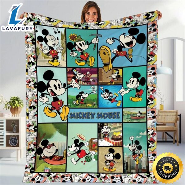 Mickey Mouse Fleece Blanket Mickey Mouse Throw Blanket For Couch Sofa