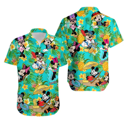 Mickey Mouse Hawaiian Shirt, Mickey Mouse Beach Shirt