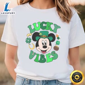 Mickey Mouse Lucky Vibes Shirt,…