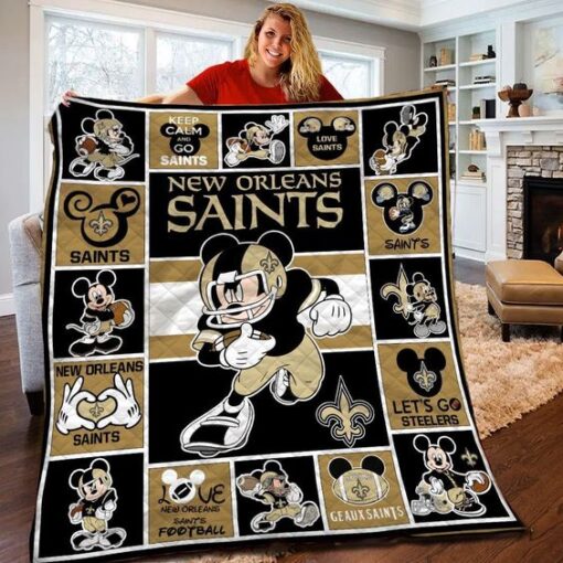 Mickey NFL Limited Edition NOLS Quilt Blanket