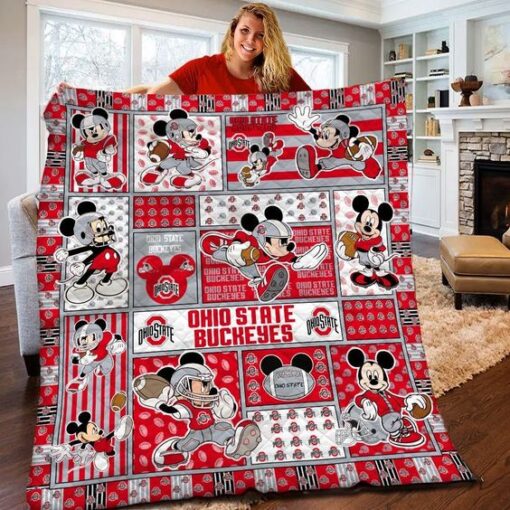 Mickey NFL Limited Edition OSBE Quilt Blanket