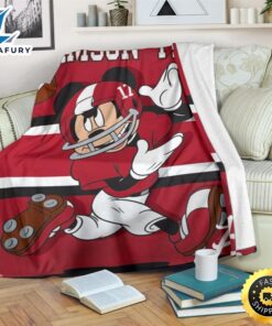 Mickey Plays With The Crimson Tide Premium Blanket Fans 1