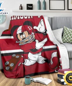Mickey Plays With The Crimson Tide Premium Blanket Fans 3