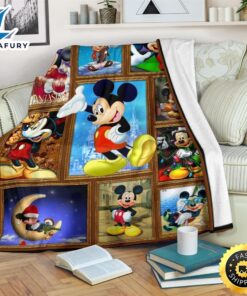 Mickey Plush Blanket Carton Blanket Bedding Decor Idea Fans 1