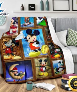 Mickey Plush Blanket Carton Blanket Bedding Decor Idea Fans 2