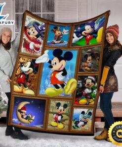 Mickey Plush Blanket Carton Blanket Bedding Decor Idea Fans 6