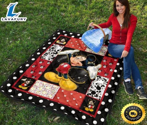 Mickey Quilt Blanket DN Cartoon  Fans