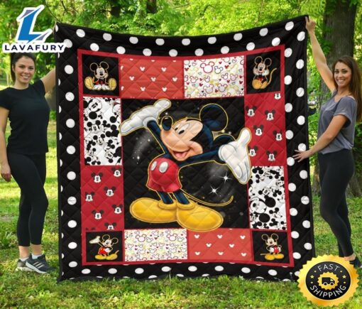 Mickey Quilt Blanket DN Cartoon  Fans