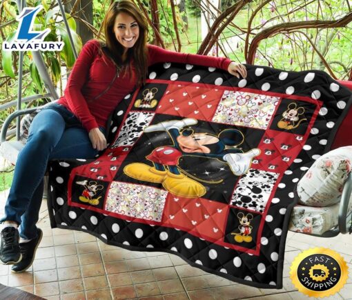 Mickey Quilt Blanket DN Cartoon  Fans