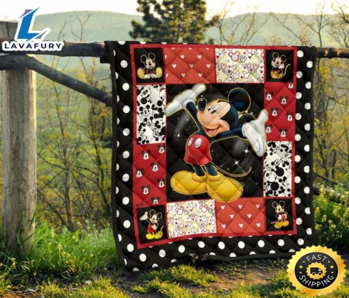 Mickey Quilt Blanket DN Cartoon  Fans