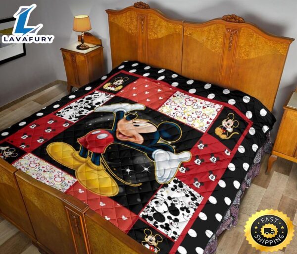 Mickey Quilt Blanket DN Cartoon  Fans