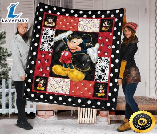 Mickey Quilt Blanket DN Cartoon  Fans