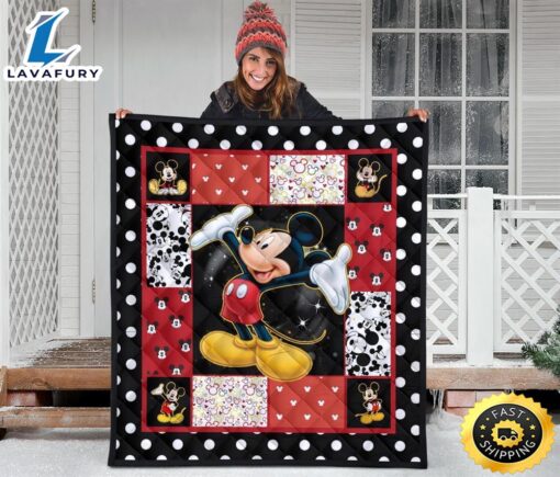 Mickey Quilt Blanket DN Cartoon  Fans