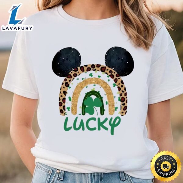 Mickey Rainbow St Patricks Day Shirt, Mickey Mouse Shirt