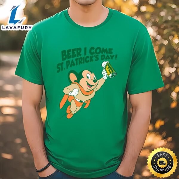 Mighty Mouse Saint Patrick’s Day T-shirt