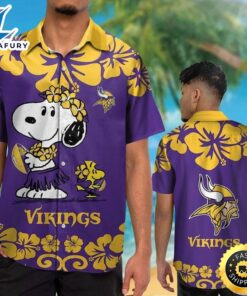 Minnesota Vikings & Snoopy Hawaiian…