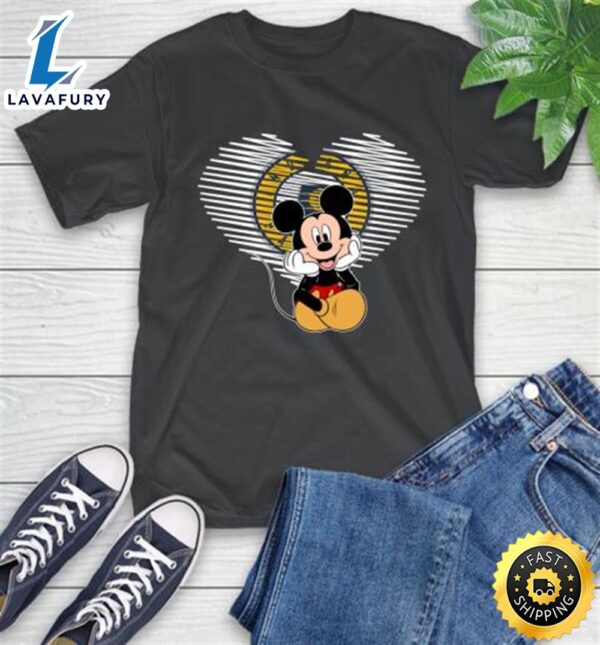 NBA Indiana Pacers The Heart Mickey Mouse Disney Basketball T-Shirt