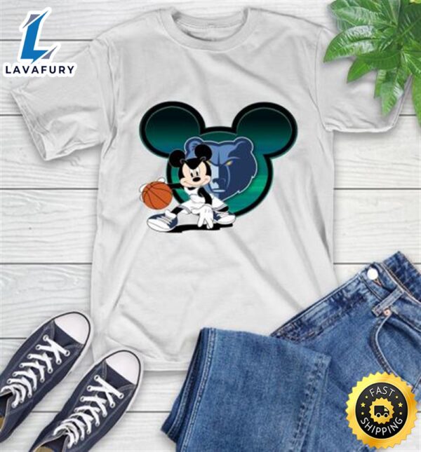 NBA Memphis Grizzlies Mickey Mouse Disney Basketball T-Shirt