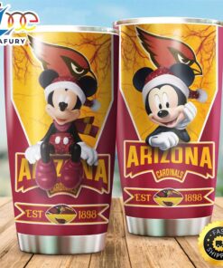 NFL Arizona Cardinals Mickey All Over Print 3D Tumbler