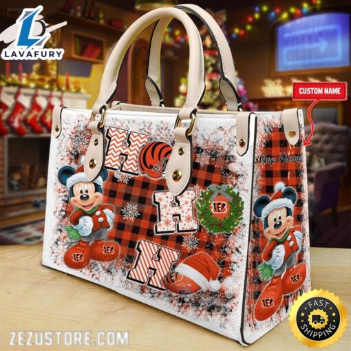 NFL Cincinnati Bengals Mickey Ho Ho Ho Hand Bag