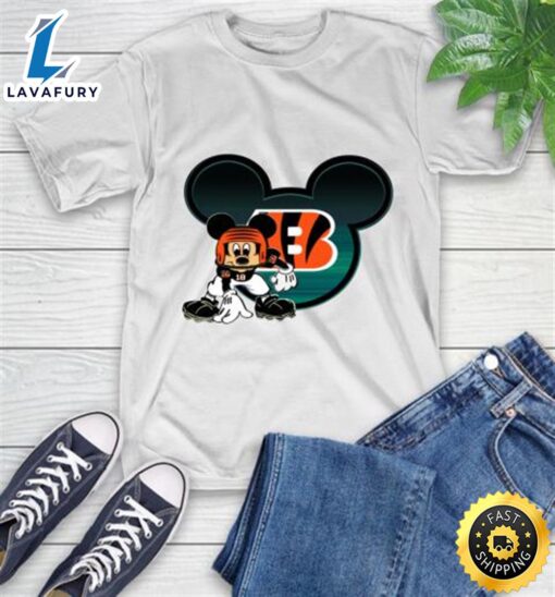 NFL Cincinnati Bengals Mickey Mouse Disney Football T Shirt