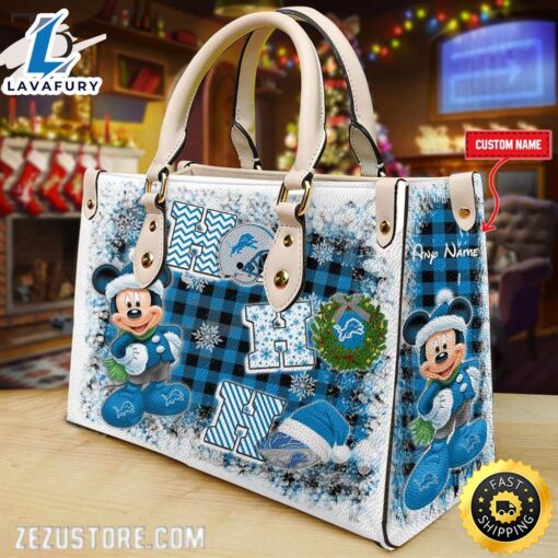 NFL Detroit Lions Mickey Ho Ho Ho Hand Bag