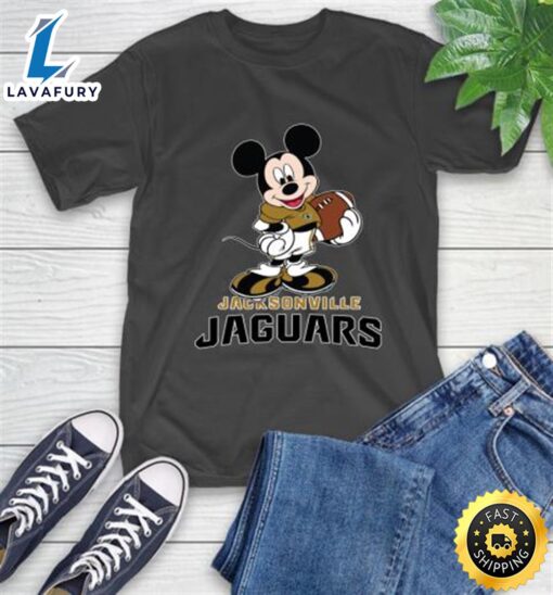 NFL Football Jacksonville Jaguars Cheerful Mickey Mouse Shirt