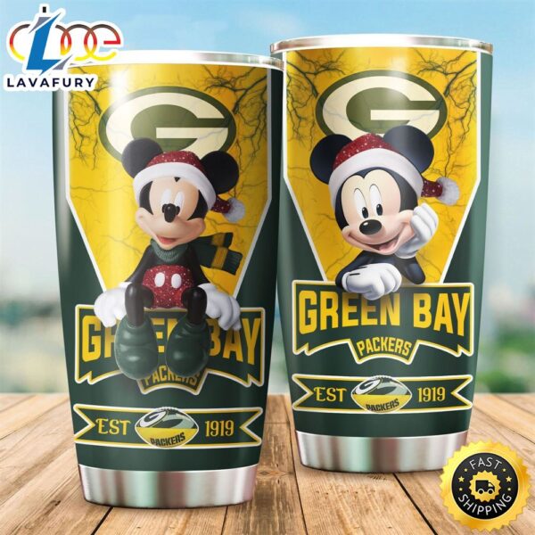 NFL Green Bay Packers Mickey All Over Print 3D Tumbler