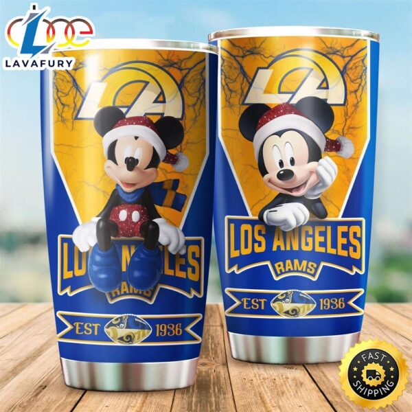 NFL Los Angeles Rams Mickey All Over Print 3D Tumbler