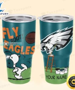 NFL Personalize Name Eagles Snoopy…