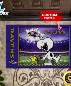 NFL Personalized Baltimore Ravens Snoopy…