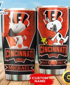 NFL Personalized Cincinnati Bengals Snoopy…