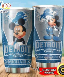 NFL Personalized Detroit Lions Mickey…
