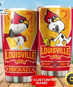 NFL Personalized Louisville Cardinals Snoopy…