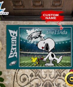 NFL Personalized Philadelphia Eagles Snoopy…