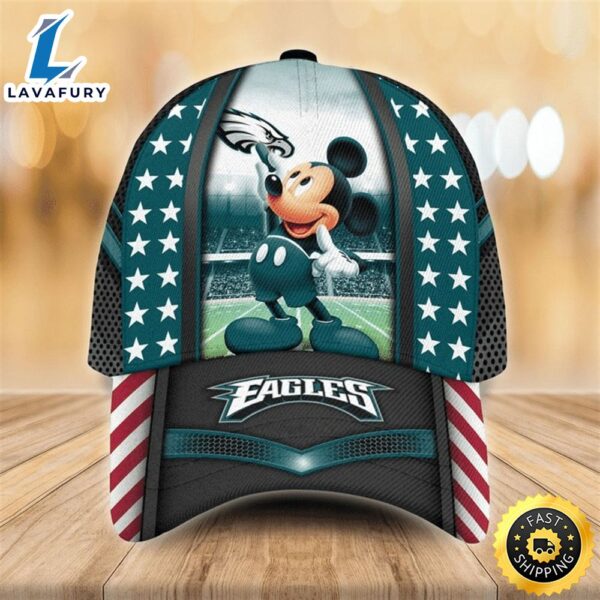 NFL Philadelphia Eagles Mickey Mouse 3D Cap