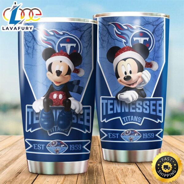 NFL Tennessee Titans Mickey All Over Print 3D Tumbler
