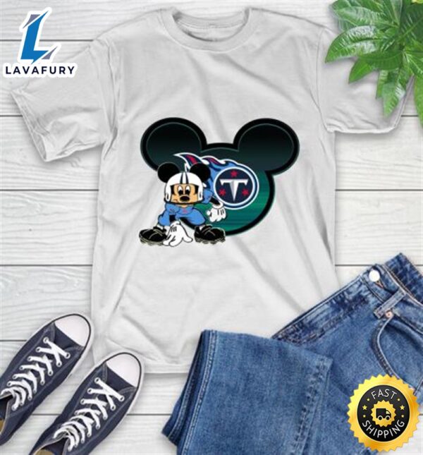 NFL Tennessee Titans Mickey Mouse Disney Football T Shirt