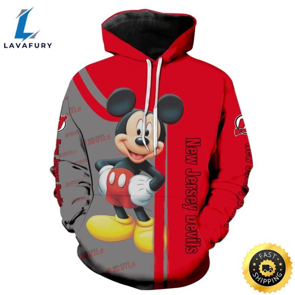 NJD Mickey Mouse 3D Full Over Print Shirt