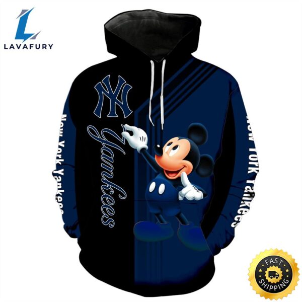 NYY Mickey Mouse 3D Full Over Print TM1346