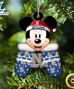 Navy Midshipmen Team And Mickey…